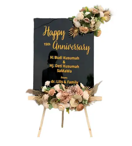 Papan Bunga Akrilik Batu Selicin